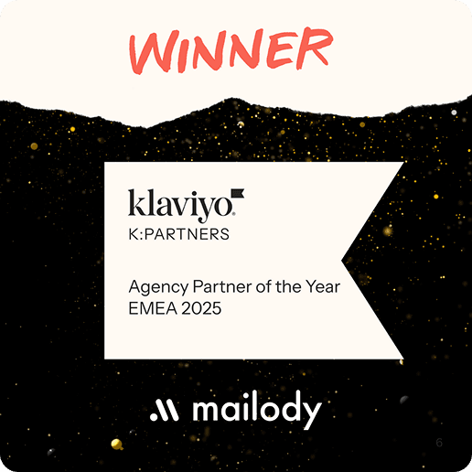 K:Partners Award — Mailody Agency Partner of the Year EMEA 2025