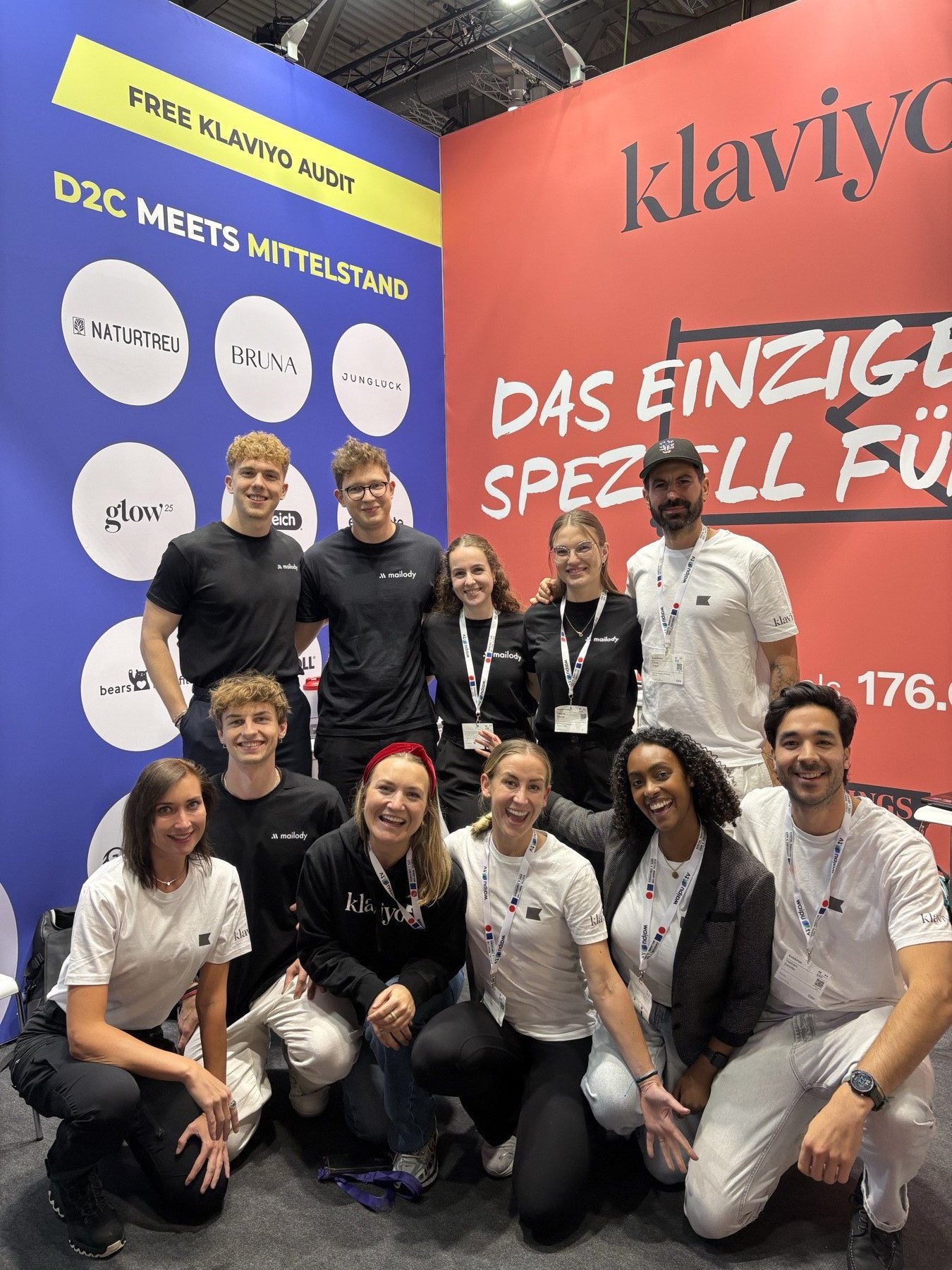 Das Mailody-Team mit Klaviyo auf der OMR